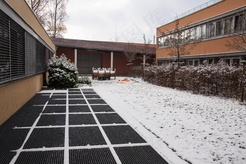 雪,新西兰,建筑,建筑群,冬天 雪,新西兰,建筑,建筑群,冬天