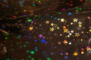 包装纸，银色，彩色，波光粼粼，包装