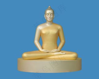 佛，冥想，佛教徒，冥想，扫管Wat