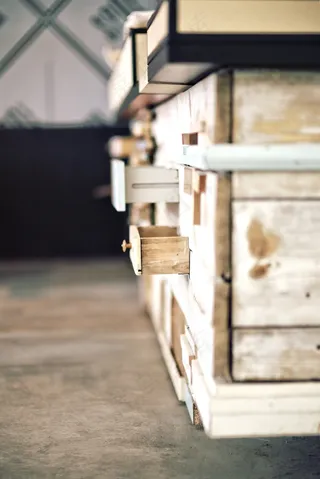 老，森林，家具，抽屉，板，酿酒，酒吧