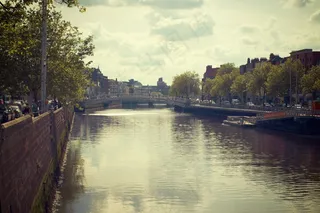 湖泊,江河,建筑,自然公园,树,市桥运河河