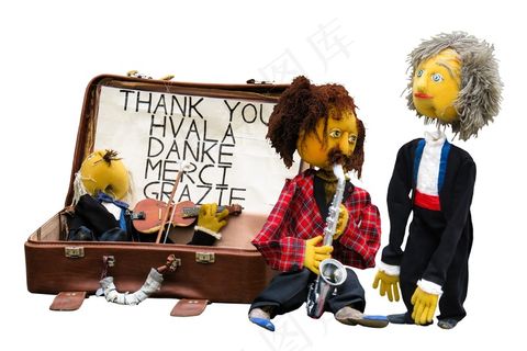 木偶，娃娃，明星，无花果，木偶剧院，音乐