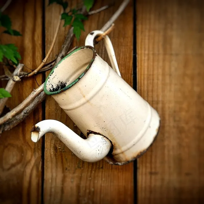 木材，咖啡壶，静物