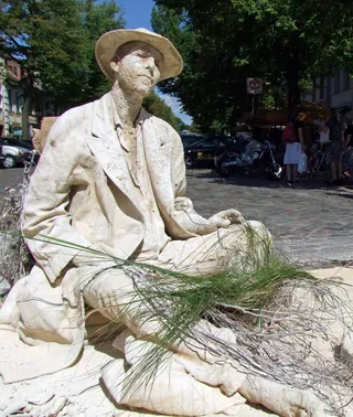 街头艺人，艺术家，艺术，人，风景