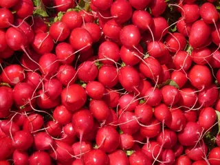 萝卜，蔬菜，红色，吃，农民本地市场