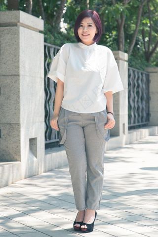 女孩，女人，时尚，白，灰色，美女