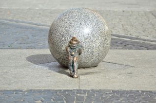 克拉斯纳尔，城市，人行道，市场，灰色，弗罗茨瓦夫