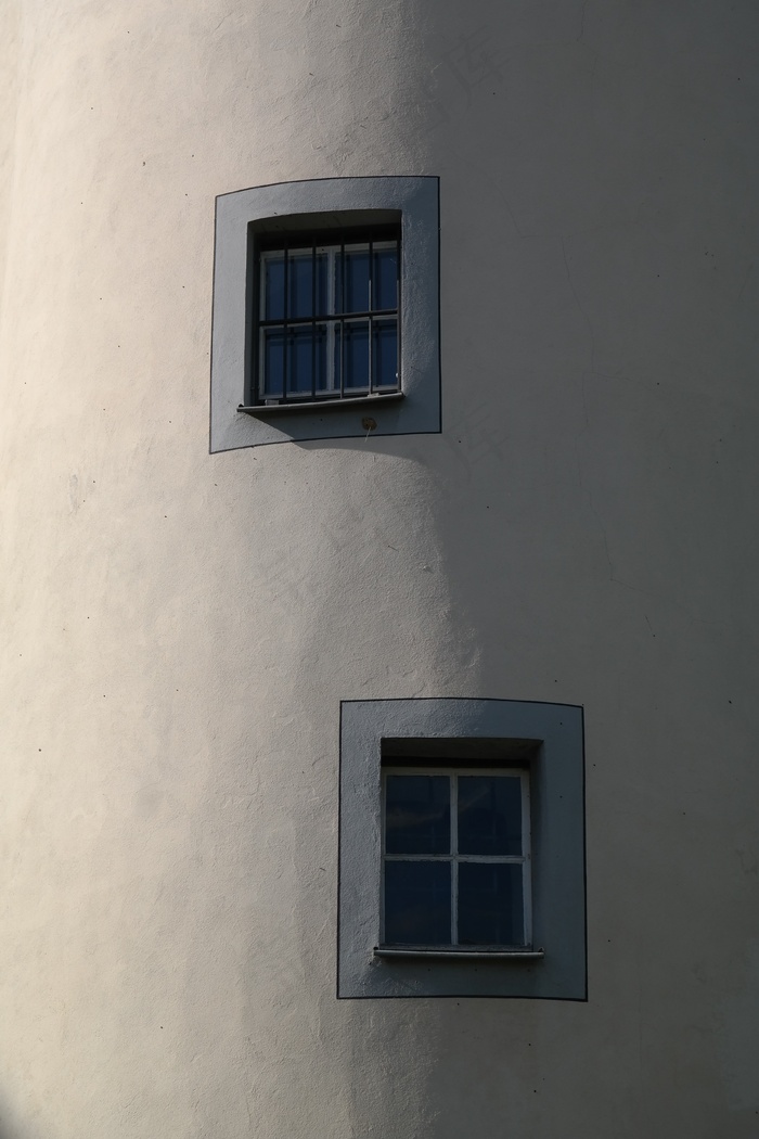 窗户，塔窗户，塔，城堡Großlaupheim
