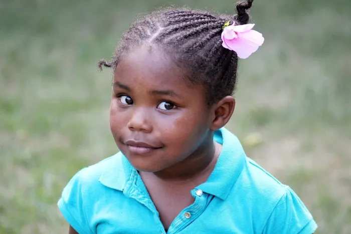 小孩，女孩，好奇，甜，无罪，年轻