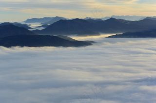 萨尔茨堡，奥地利，温特贝格，雾，云，高山