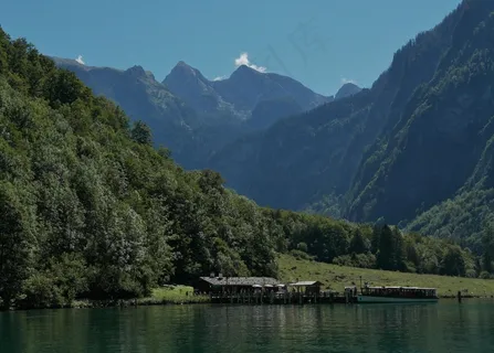 国王湖,贝希特斯加登,地块,贝希特斯加登阿尔卑斯山 国王湖,贝希特斯加登,地块,贝希特斯加登阿尔卑斯山