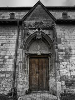 索尔切斯香槟，法国，建筑，门，门口