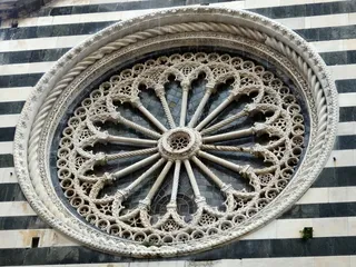 教堂，窗口，区，石头，玻璃，意大利