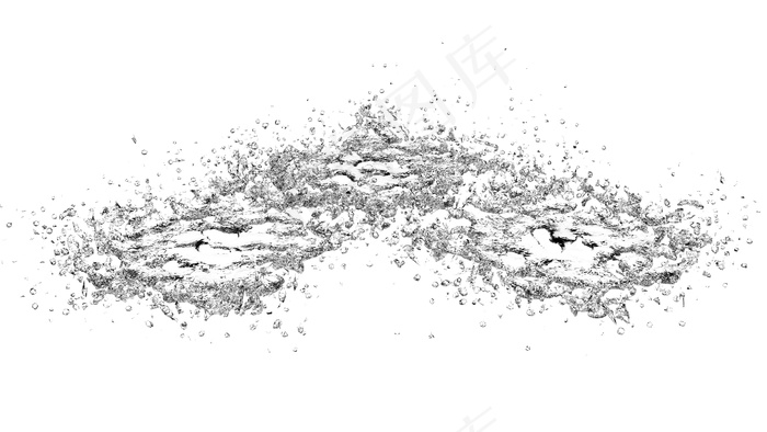 水，飞溅，水溅，飞溅，流动，纯度