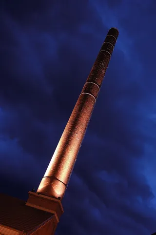 烟囱，工业，砖，塔，工厂，Schorndorf