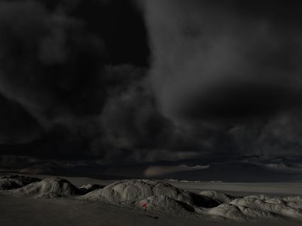 景观，天空，黑暗，云团，风暴，向前，威胁