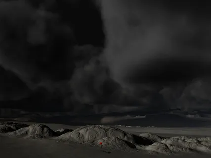 景观，天空，黑暗，云团，风暴，向前，威胁