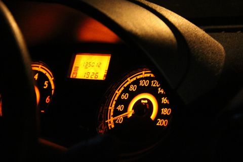 汽车，秒表，面板