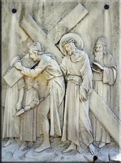 十字架的方式，基督教，教堂，复活节，游行