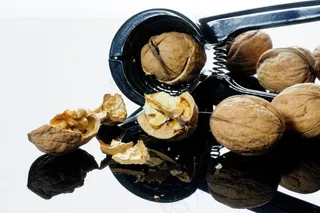 坚果，胡桃夹子，果壳，圣诞节的时候，裂纹