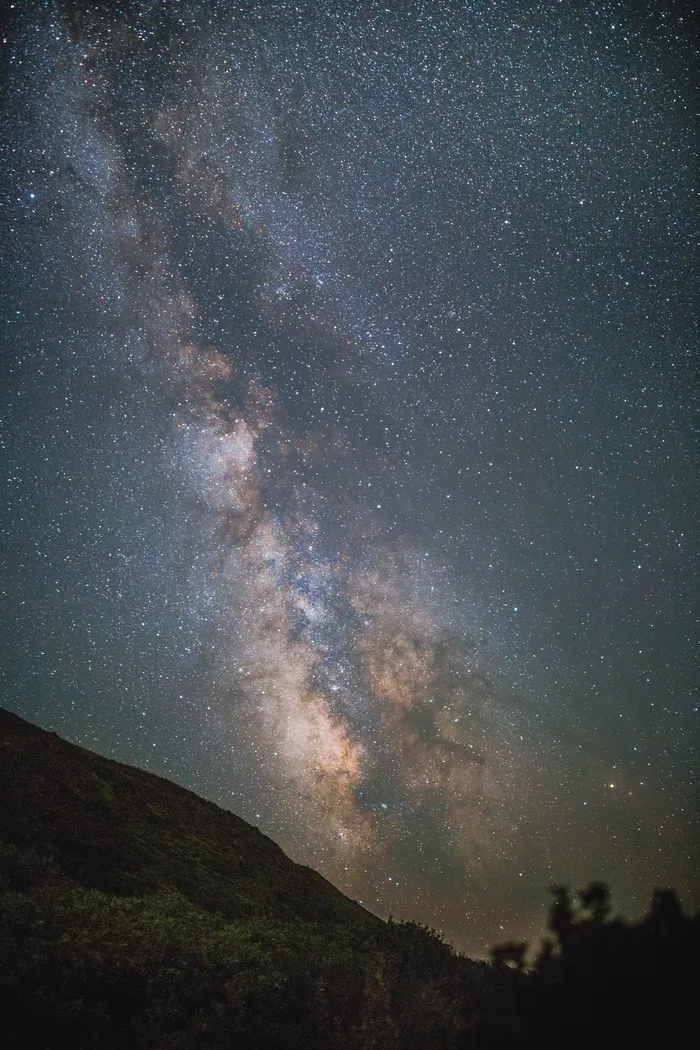 星星，夜，银河，天空，夜空，空间，黑暗