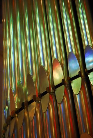 风琴哨子，巴塞罗那，圣家族教堂，颜色