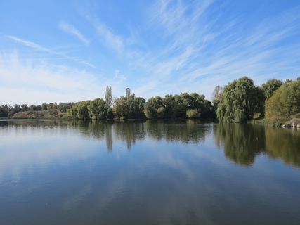 自然，湖泊，景观，沉默，天空，反射