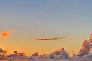 云，日落，海，海滩，颜色，拉帕尔玛，品牌