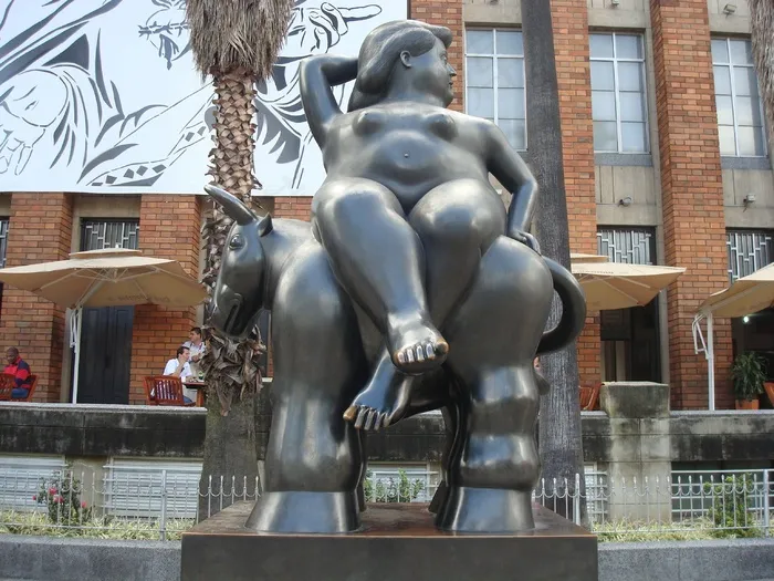 麦德林，哥伦比亚，Botero，雕像，雕塑，艺术品