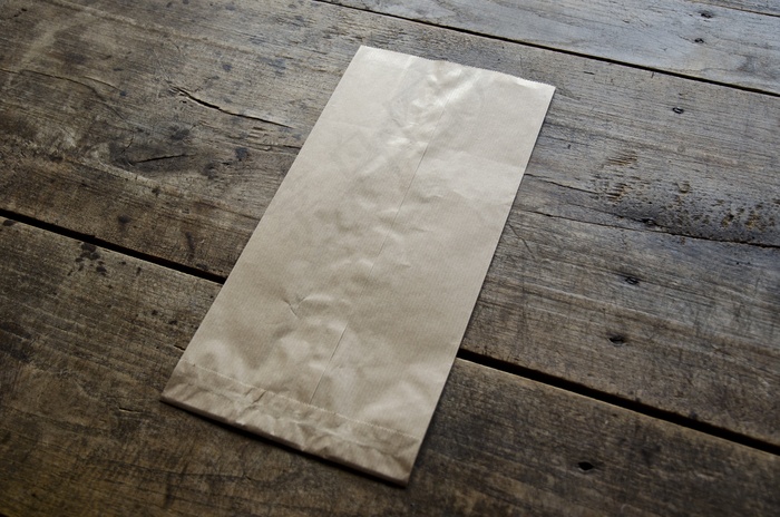 牛皮纸袋，袋，纸，棕色，纸袋，空白