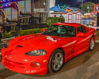 道奇，毒蛇，红色，跑车，汽车，豪华