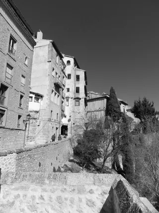 西班牙城市黑白