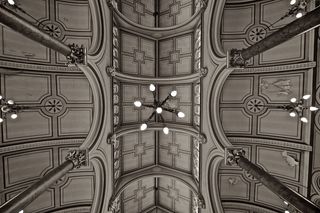 犹太教堂，天花板，布赖顿，教堂，犹太人，宗教