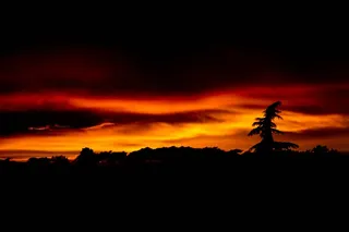 自然，光，心情，云，太阳，日落