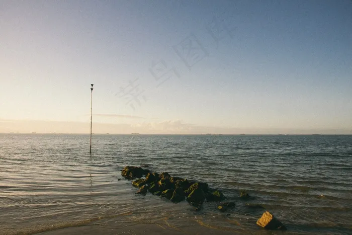 湖泊,海洋,天空,江河,桥梁,码头