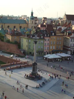 华沙，波兰，旧城区，西吉斯蒙德专栏