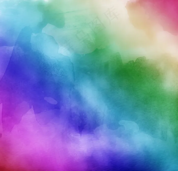 水彩，彩虹色，丁香，紫罗兰色，颜色