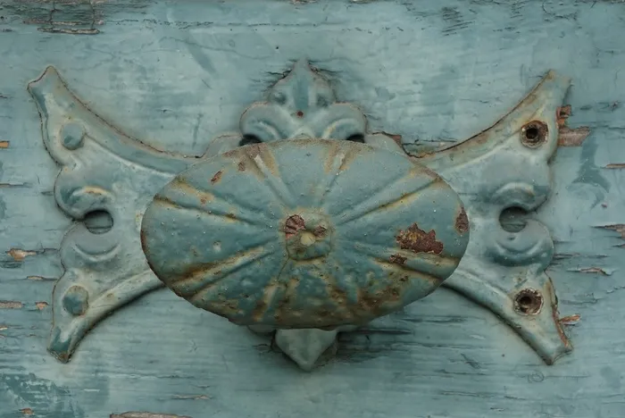 门把手，门，可耐福，老，古董，朽烂，怀旧之情