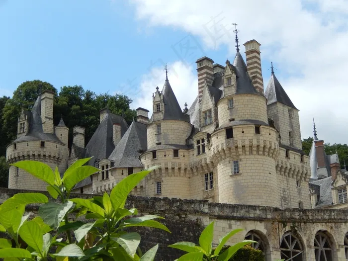 ChâteauD 'Ussé，皇家城堡，城堡，法国