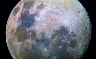 月球，表面，空间，国际空间站，空间站，国际