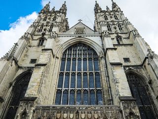 建筑,居民楼,钢笔画,轿车,建立历史教堂宗教