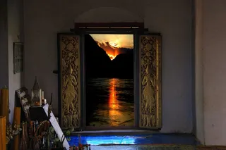 寺，老挝，亚洲，扫管,,旅行，佛教，佛教