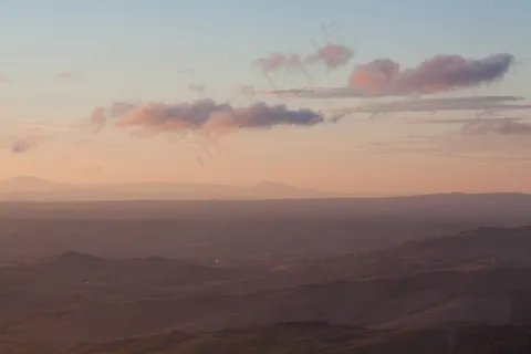 Abendstimmung，日落，余辉，傍晚的天空，自然