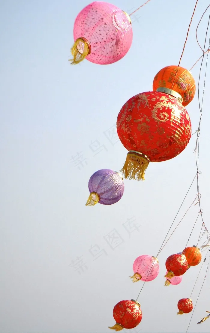 灯笼，天空，日语，节日