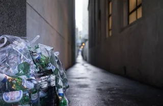 走廊，垃圾，景深，城市，地面，空