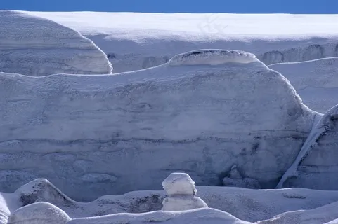 冰景观，冰，冰川，自然，浮冰