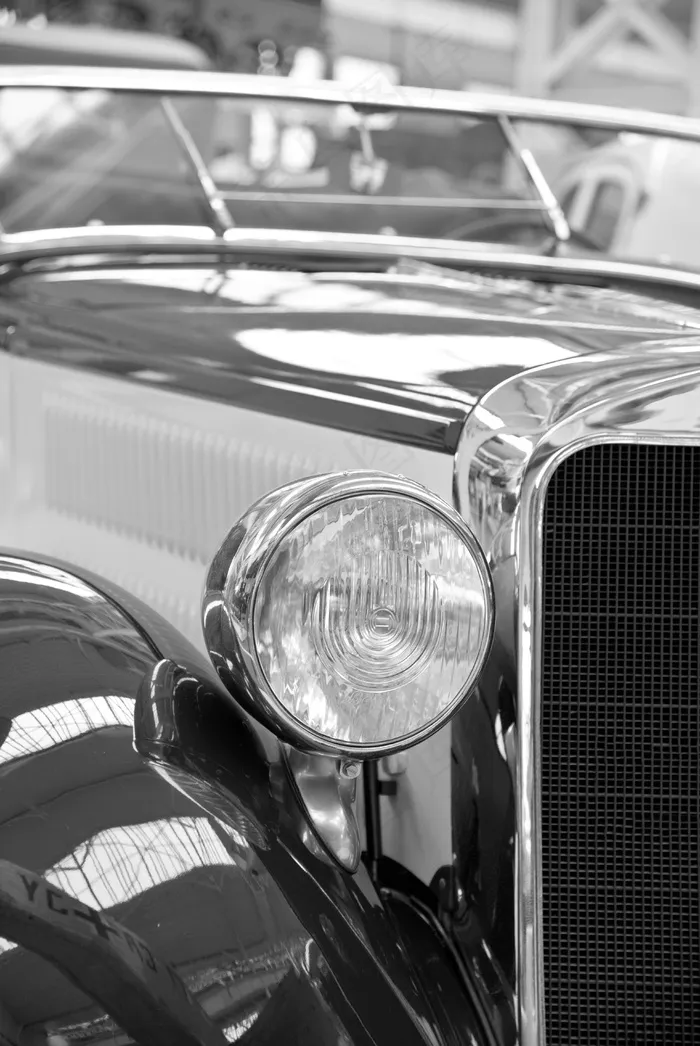 聚光灯，Oldtimer，汽车，汽车，经典，老