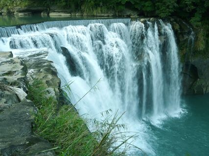 绿化，瀑布，十分瀑布，平溪，*