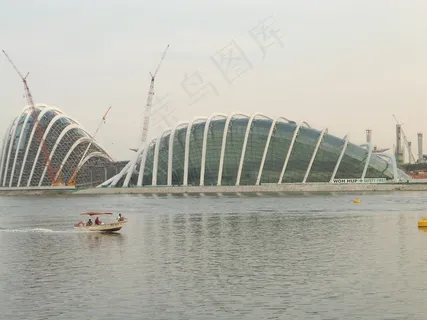 新加坡，滨海，水，湾，区，海滨