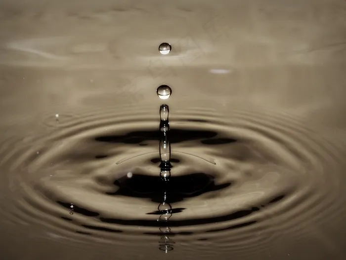 水，水滴，艺术，宏，水滴，滴